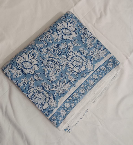 10 Yard Handcraft Indian Hand Block Print Pure Cotton Sewing Fabric Floral Print