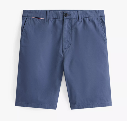 Tommy Hilfiger Men's 9" Regular Fit Elastic Waist Solid Comfort Stretch Shorts - Picture 50 of 76