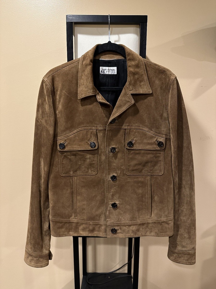 SAINT LAURENT PARIS スエードジャケット 46 2019ss SAINT LAURENT PARIS スエードジャケット 46 2019ss