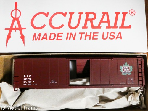Kit de plástico Accurail HO #5508 Grand Trunk Western (50' vagón de carga de acero remachado)     | Zustand: New