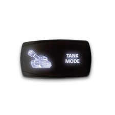 TANK MODE - Horizontal LED Rocker Switch 5 Pin Dual Light 20A 12V ON /OFF