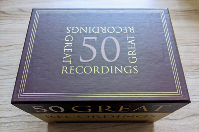 クラシック 50 Great Recordings 50CD Box Set 50 GREAT RECORDINGS / SONY CLASSICAL 50CD BOX SET (EXCELLENT