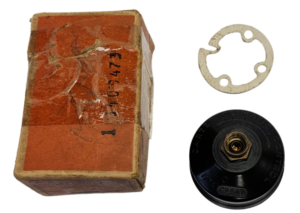 Estrangulador de carburador Dodge Plymouth Carter 1954-1959 con 6 cilindros 1409473 nuevo en stock Foto 2 de 4