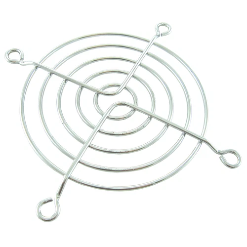 AABCOOLING Grill 80 Silber - Metallschutzgitter für 80mm Lüfter 8 cm