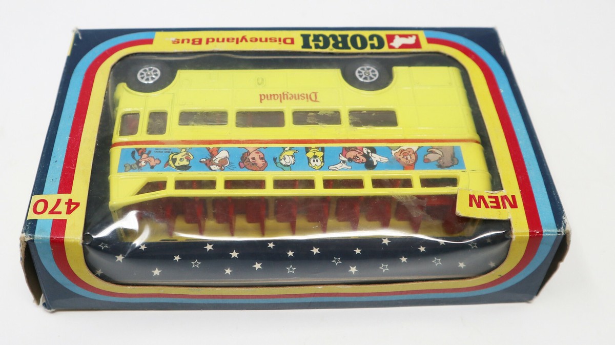 VINTAGE 1976 CORGI 470 DISNEYLAND LONDON TRANSPORT ROUTEMASTER BUS