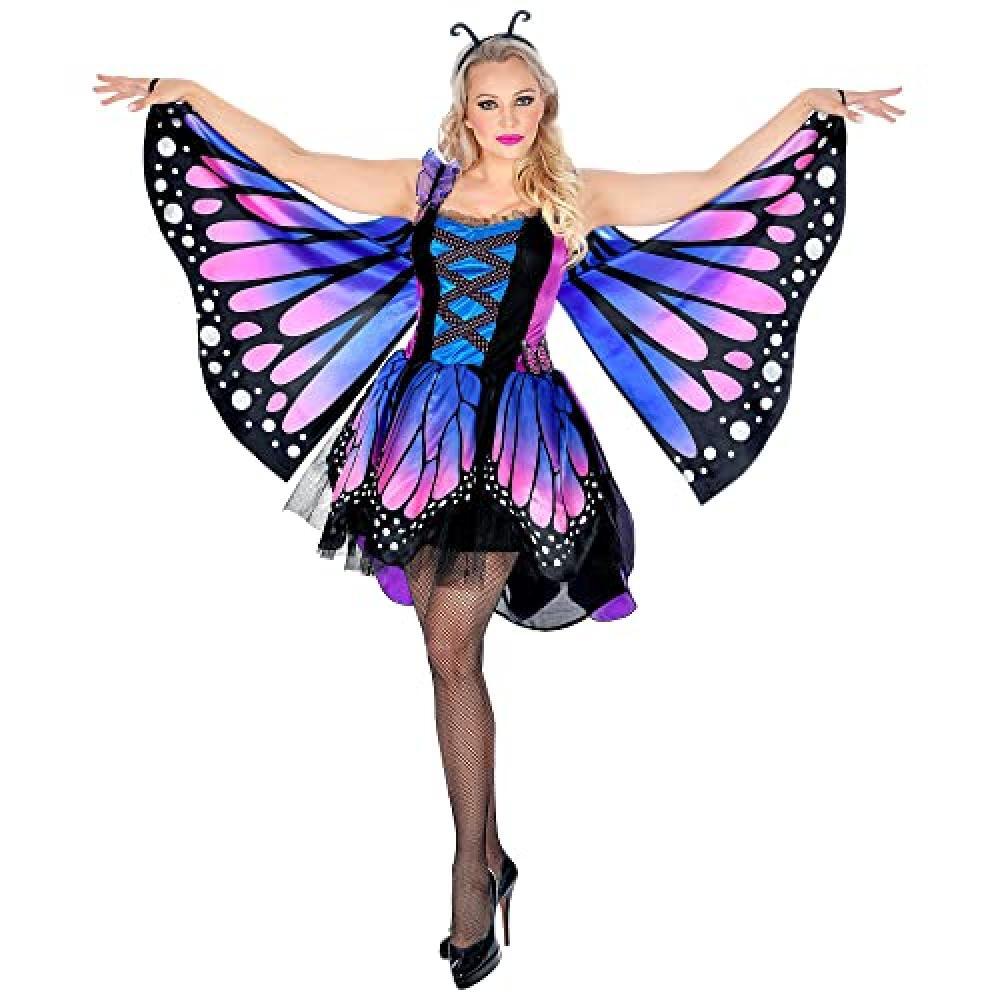 (TG. S) "BUTTERFLY" (tutu dress, wings, antennas) - (S) - NUOVO
