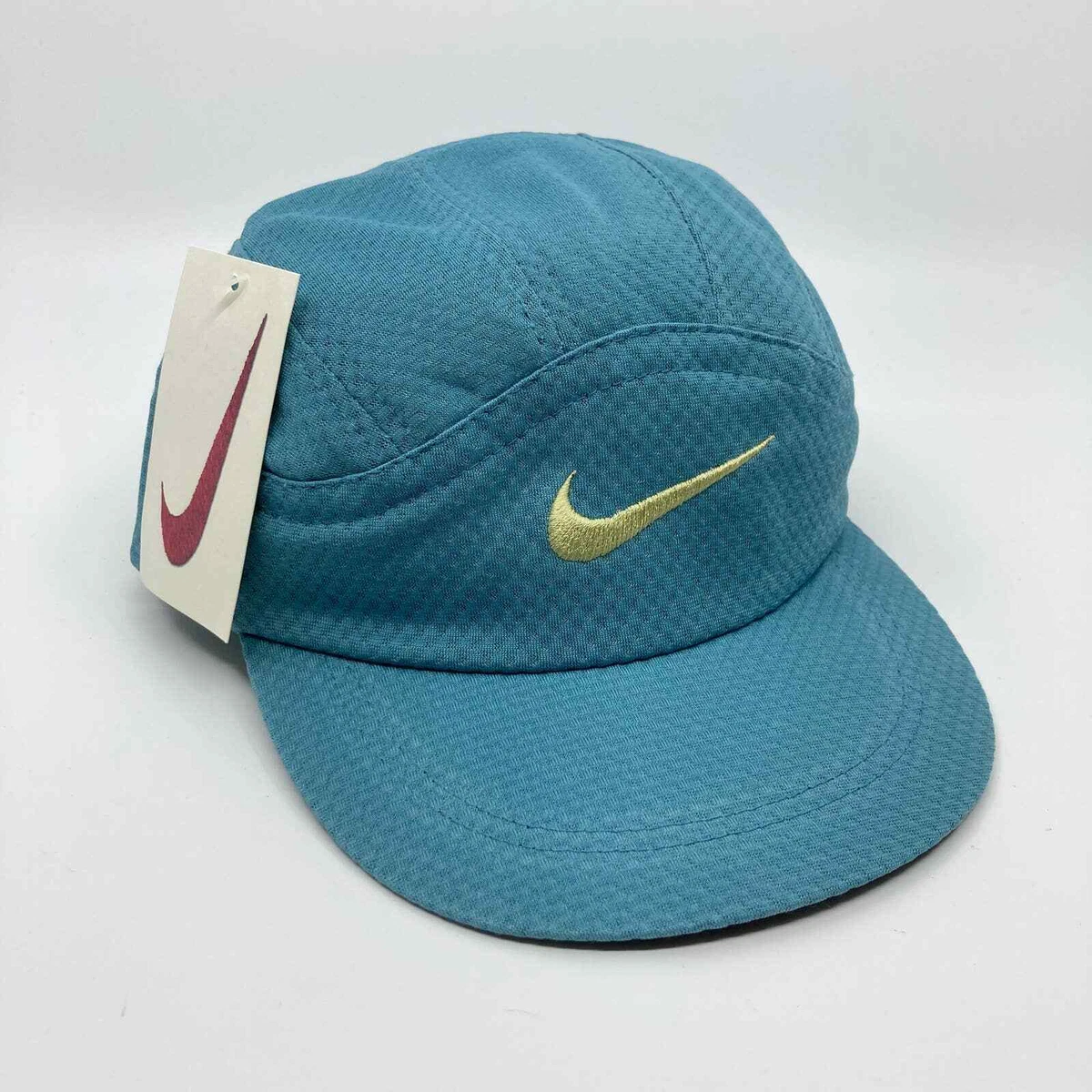 Vintage Nike Tailwind Hat Blue Running Mesh 7 Panel Adjustable