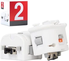 2 Pack Wii Motion Plus Sensor Adapter Attachment Nintendo Wii /Wii U Controller