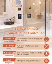 Generatore Di Vapore Portatile Per Sauna Domestica - 1800 Ml, 900W, Timer 60 Min, Ideale Per Spa, Benessere E Relax A Casa