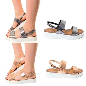 Sandalo pianta larga con zeppa Cinzia Soft io93690 - Sandra Calzature