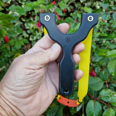 Lanzador De Pelotas CATAPULT/SLINGSHOT, POWERFUL HMH-90 ,WITH BAND CLAMPS ,HUNTING, HEGARTY SLINGS Tirachinas Profesional De Caza