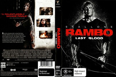 RAMBO LAST BLOOD Sylvester Stallone DVD NEW Never played