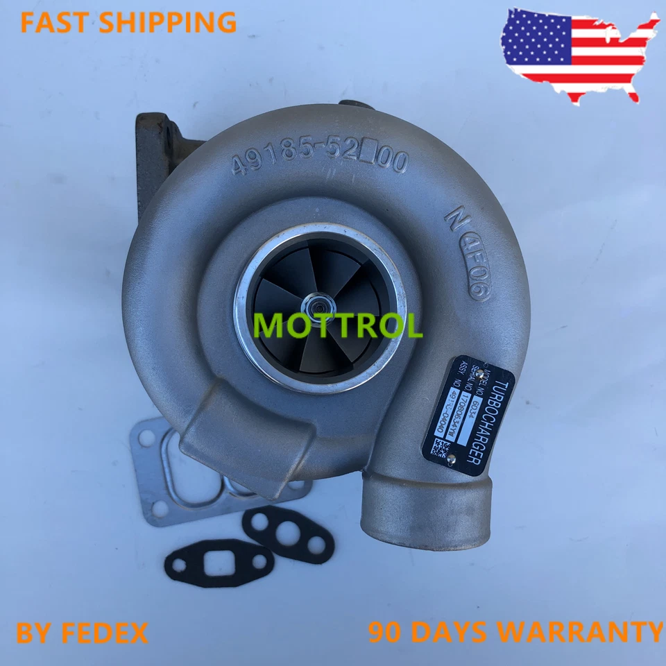 TE06H-16M 49185-01020 ME088840 Turbocharger FITS FOR MITSUBISHI 6D34 SK200-6E - Image 4 of 4