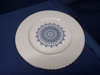 Vintage Lenox Special Individual Dinner Plate Temple L176 Fluted Rim USA EUC 