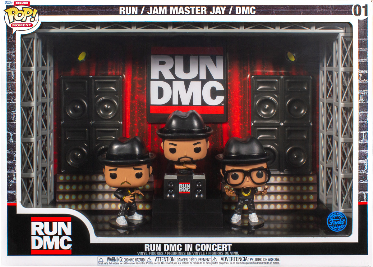 Run DMC in Concert #01 Deluxe Movie Moment Funko Pop Vinyl NEW