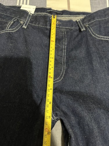 LEVI'S Made and Crafted Jeans sz 33 Crop Flare MidRise 140$ MSRP - Picture 4 of 8