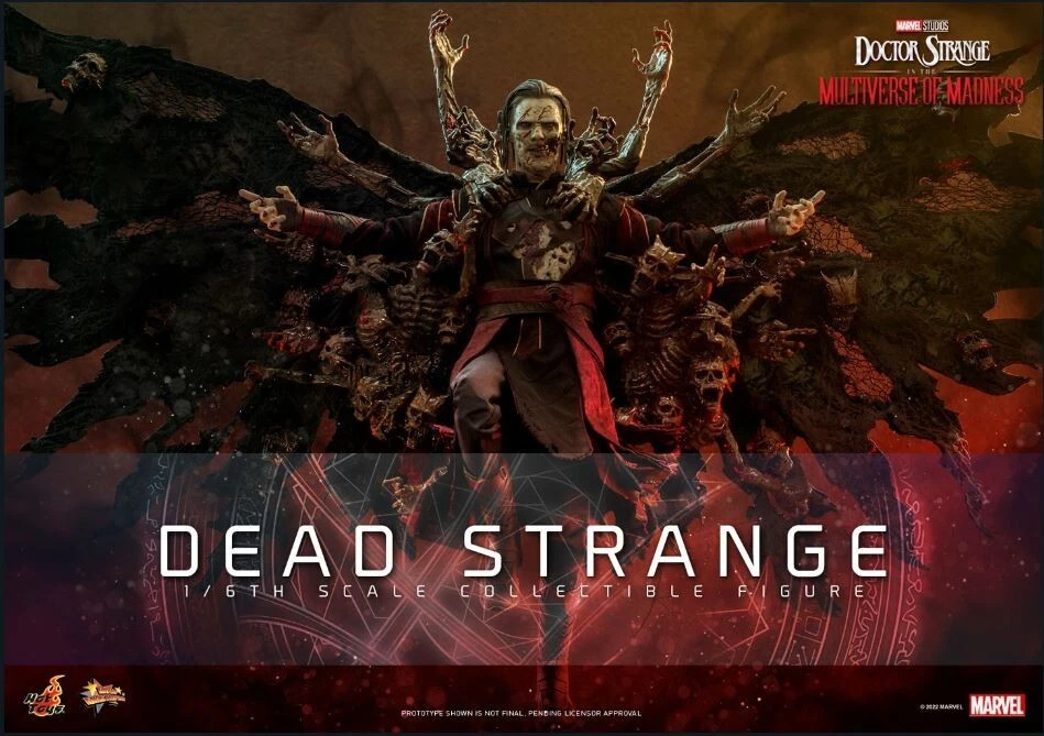 Figura Hot Toys Multiverse Of Madness Dead Doctor Strange sexta escala NUEVO Foto 2 de 4