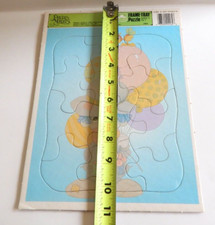 1989 Precious Moments Frame Tray Puzzle 4164 Boy w/balloons