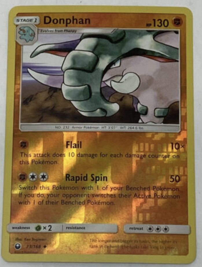 Pokemon - SM7 Celestial Storm - Donphan-73/168 - Reverse Holo - NM/M