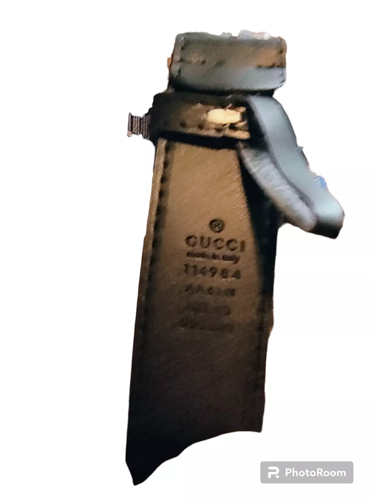 Ceinture femme authentique Gucci 38 noire