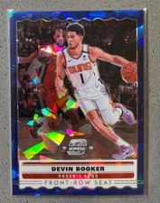 2019-20 Panini Contenders Optic #20 Devin Booker Blue Cracked Ice Front Row Seat