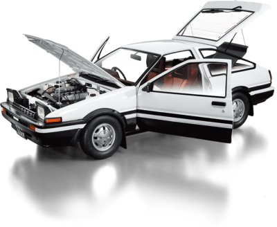 DeAGOSTINI Weekly SPRINTER TRUENO AE86 Toyota Model kit DeAGOSTINI Weekly SPRINTER TRUENO AE86 Toyota Model kit
