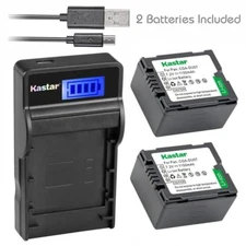 CGA-DU07 Battery orSlim LCD Charger for Panasonic SDR-H28 H48 H68 H200 H250 H280