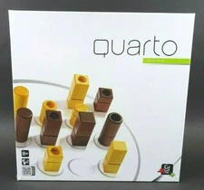 NIB Gigamic Quarto Board Game Wooden Shape Stacking Challenge FACTORY SEALED
