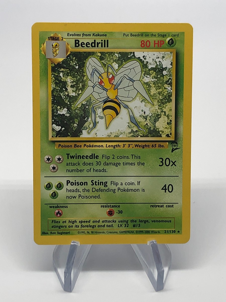 1999 beedrill pokemon card value Base Set First Edition #17(Shadowless) TOPPS POKEMON - #15 BEEDRILL