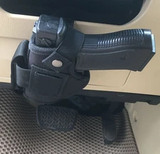  Tactical IWB Pistol Holster OWB Car Holster Concealed Carry Holster w/ Mag Slot