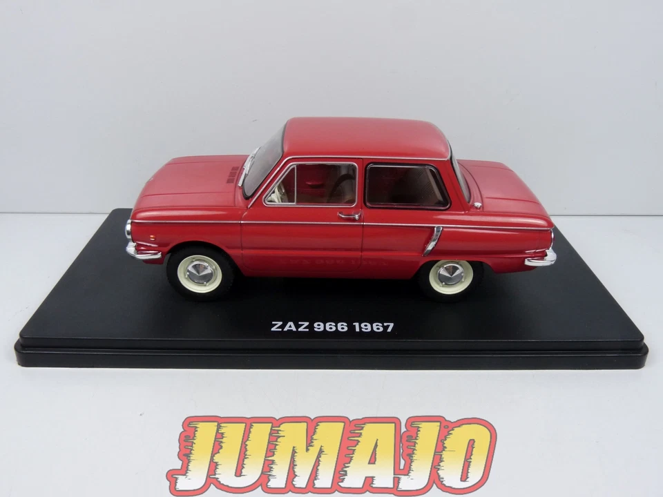 VQR43 Voiture 1/24 Hachette Roumanie : ZAZ 966 NSU Prinz 4 1967 - Immagine 2 di 4