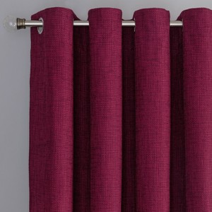 Argos Home 117 X 137cm Weave Blackout Lined Eyelet Curtains