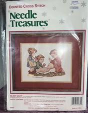 JCA Needle Treasures Counted Cross Stitch Kit 02882 Silent Night 12x9  NEW