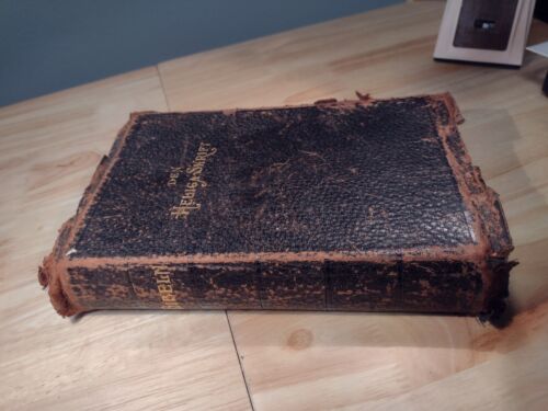 Antique Swedish Bible Den Heliga Drift 1878 - Picture 2 of 7