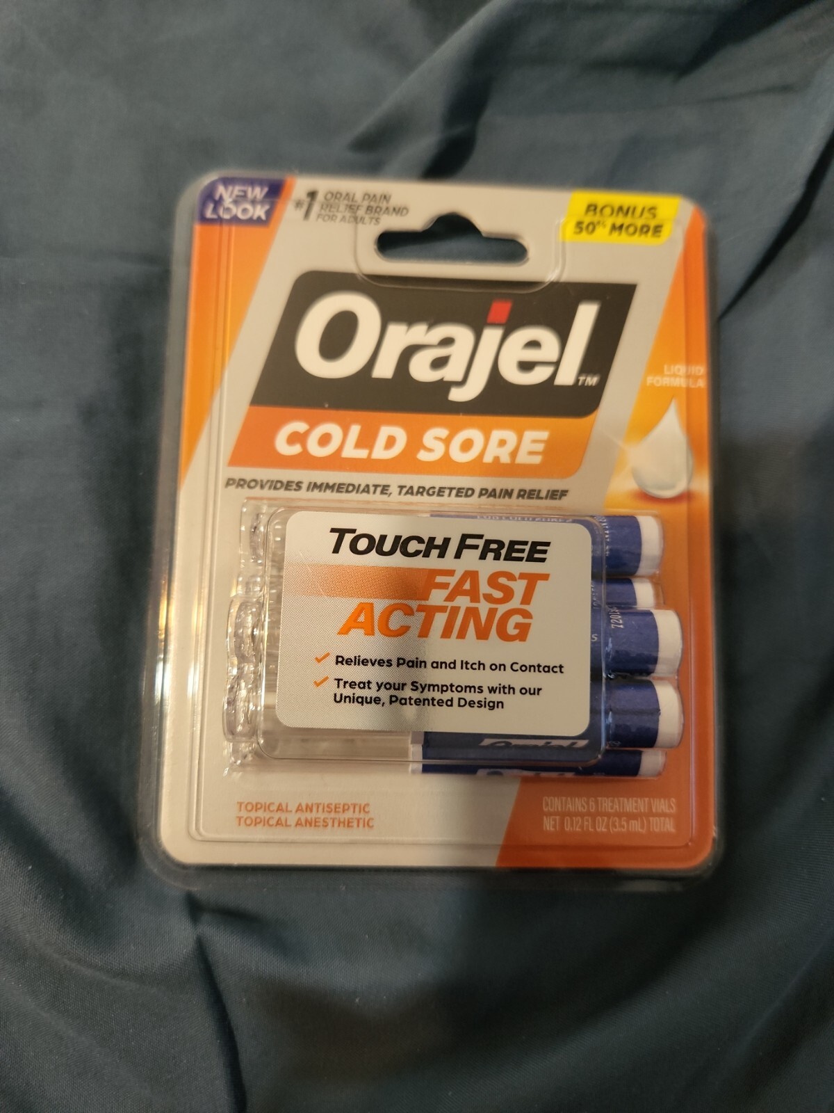 Orajel TouchFree Applicator for Cold Sores 6 count 310310998943 eBay