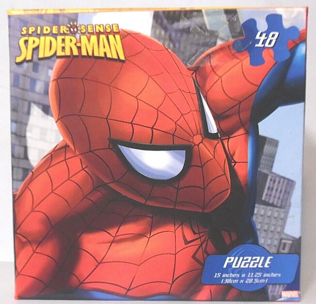 LELEMON 100 Pieces Spiderman Jigsaw Puzzles in a Metal Box for