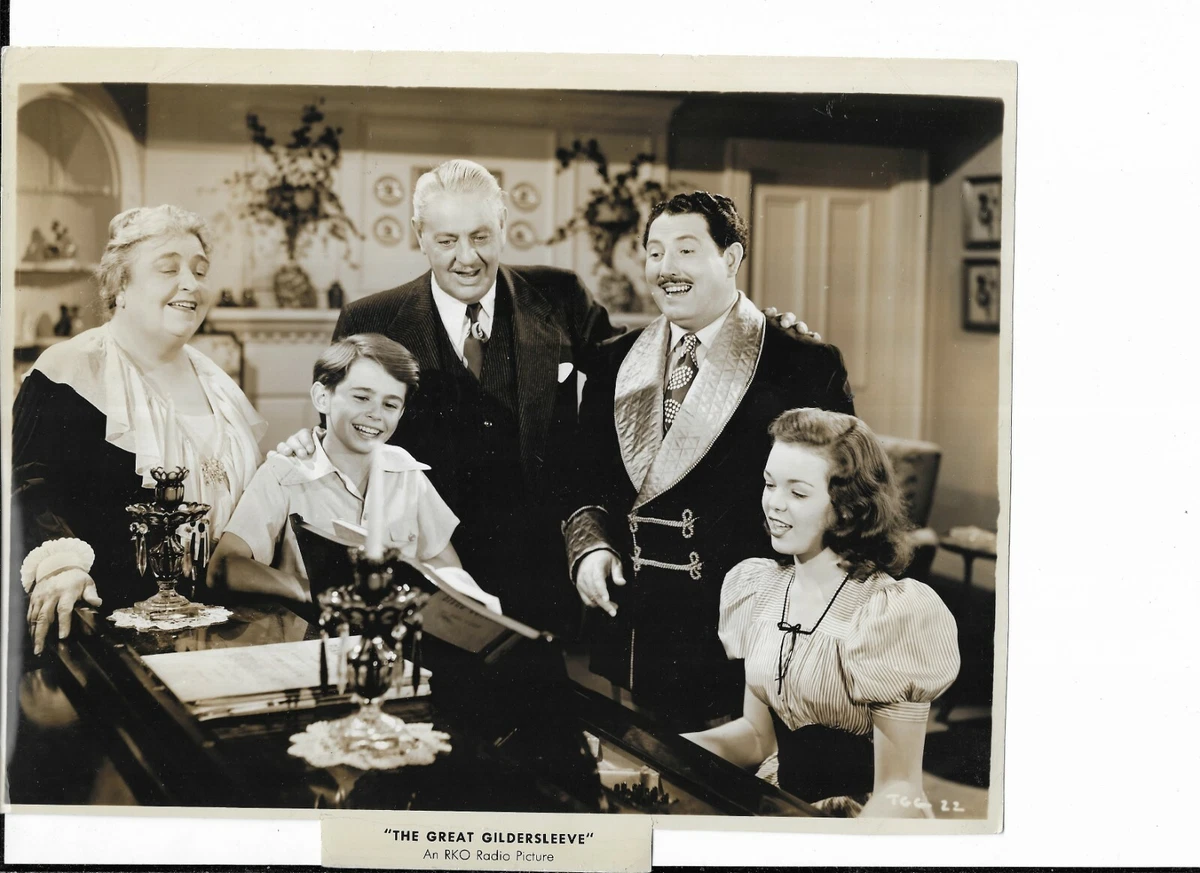 THE GREAT GILDERSLEEVE 2 ITEMS MOVIE CAST PHOTO HAL PEARY BOB