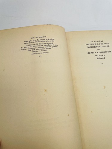 Vtg 1935 Man The Unknown by Alexis Carrel Hardcover Book Harper Brothers 24th Ed - Picture 5 of 7
