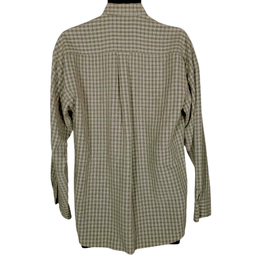 burma bibas dress shirts Button Down Cotton Shirt Lightweight Stripe Multicolor Men's Size M Vtg Burma Bibas Shirt Medium