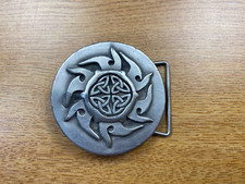 Round Celtic Style Belt Buckle