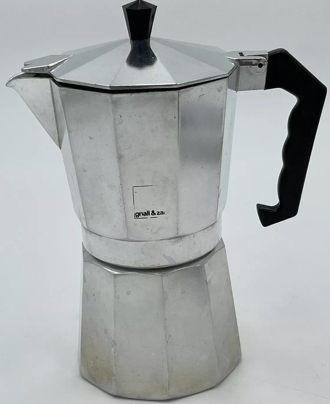 Gnali & Zani eBay Stovetop Italian Maker Expresso Coffee Silver 