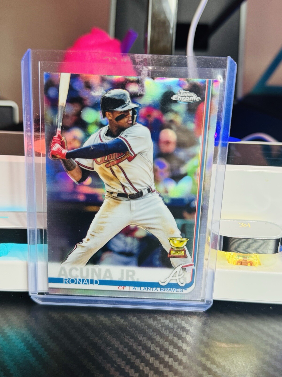 2019 #117 Ronald Acuna Topps Chrome All Star Rookie Refractor Braves
