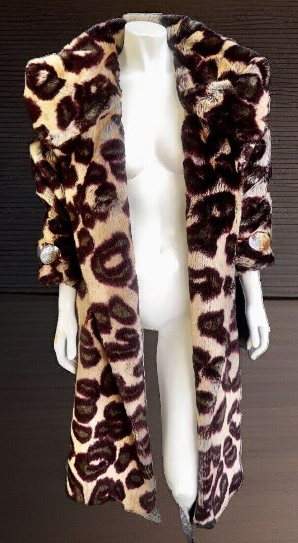 1993 Vintage Gold Label VIVIENNE WESTWOOD Faux Leopard Fur 1993 Vintage Gold Label VIVIENNE WESTWOOD Faux Leopard Fur