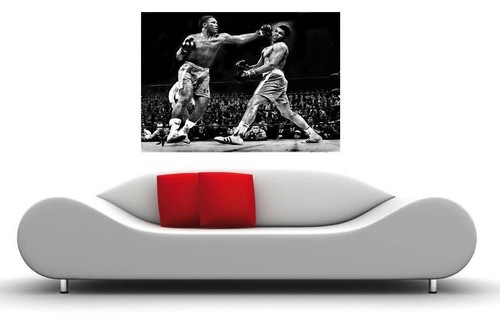 Muhammad Ali  vs Joe Frazier Canvas Print BOXING Classic Heavyweight Fight 24x18 - Picture 2 of 2