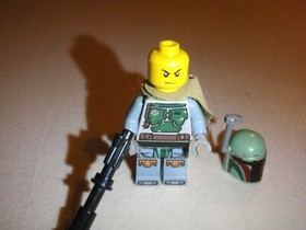 Lego Boba Fett Minifigure Only Star Wars sw0396 Set 9496 Genuine