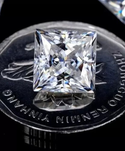 Loose Lab-Grown Diamond 8.50 CRT Princess Cut D Color IF CLEARITY 1 PCS Gemstone - Picture 5 of 8