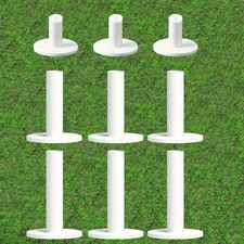 Rubber Golf Mat Tees for Golf Mats Driving Range Assorted Sizes(1.5, 2.75, 3.13)