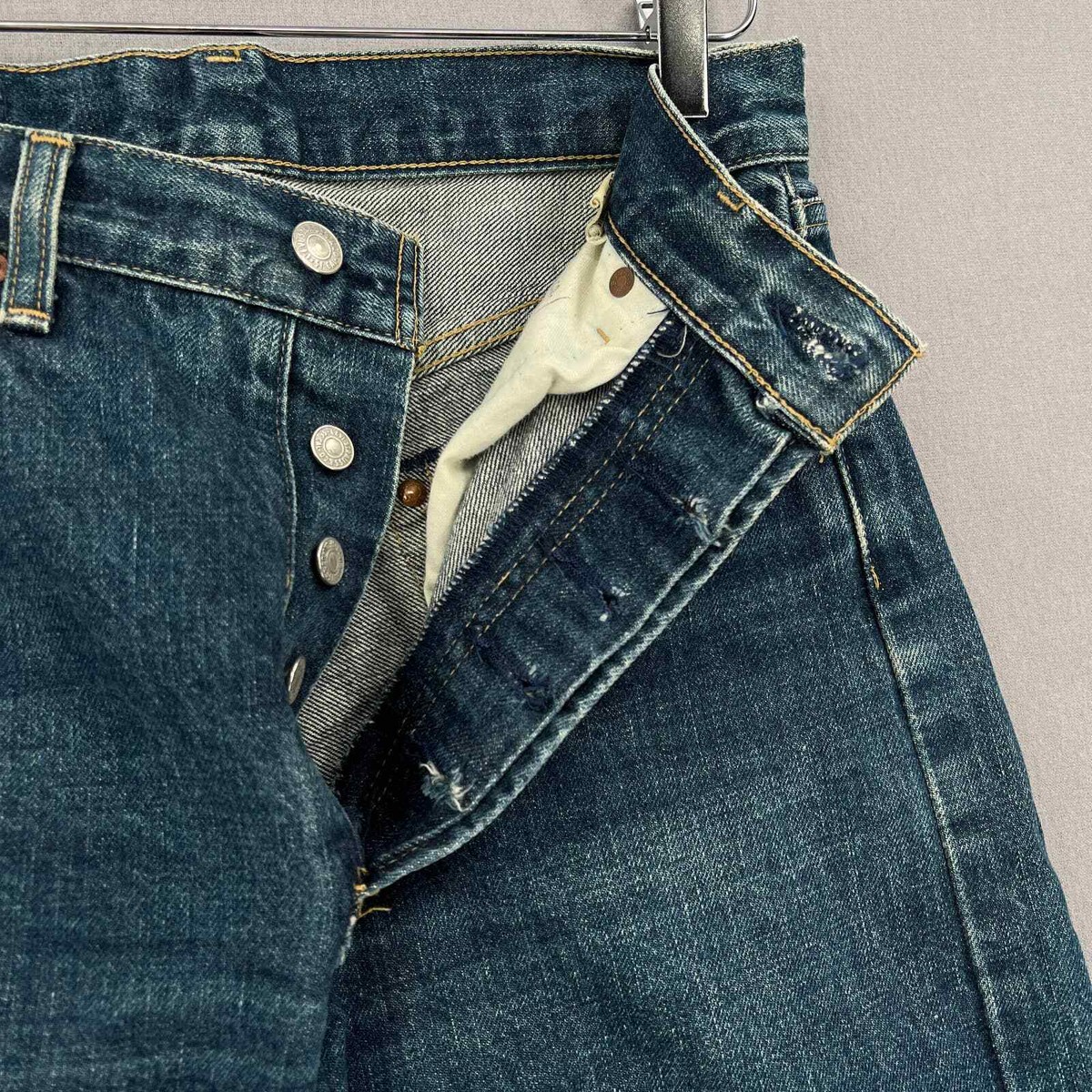 LEVIS 503B Big E Selvage Vintage 90s Jeans 30 x 34 Dark Blue LEVIS 503B Big E Selvage Vintage 90s Jeans 30 x 34 Dark Blue
