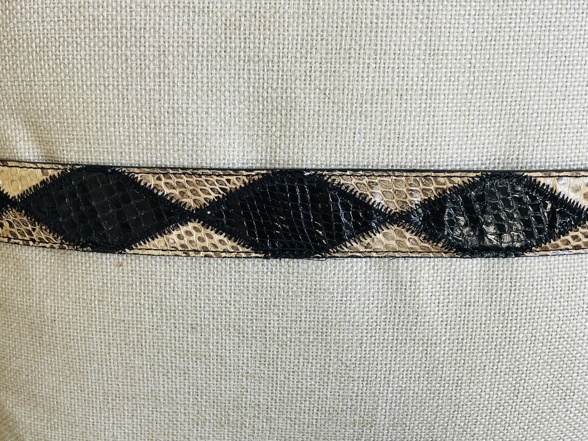 Dolce and Gabbana black python belt size 95 cm 33” Dolce & Gabbana DG Logo Belt | Sendegaro UK main image 2