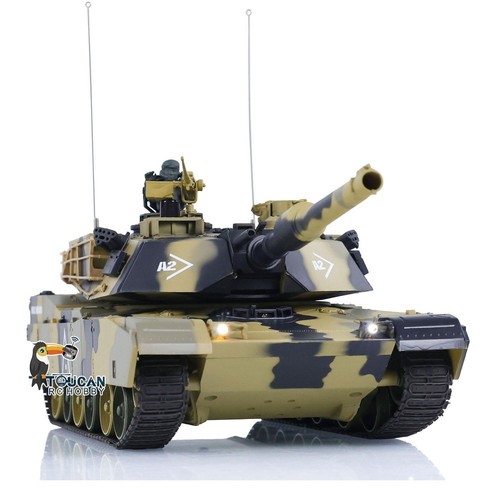 Heng Long 1/24 Scale RC Tank Abrams M1A2 3816-2 2.4G Battle Tank Model Gearbox - Picture 6 of 12